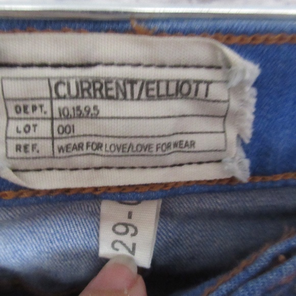 Current/Elliot Jeans High Rise Skinny Cropped at Ankle - Picture 5 of 7